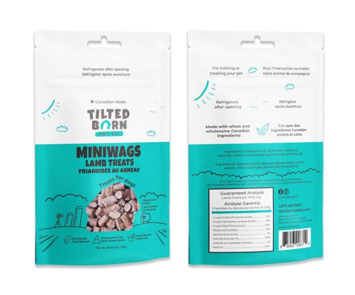 Tilted Barn Friandises à l’agneau mini 100 g