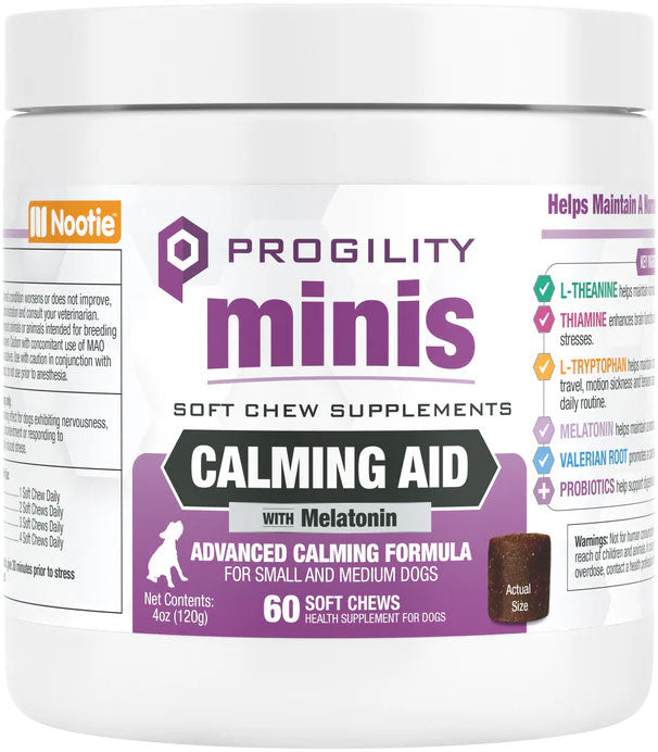 Progility Mini – Suppléments calmant – 60 morceaux