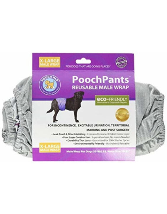 Pooch pad Poochpants couche lavable mâle