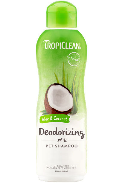 Tropiclean Shampoing Aloes & Noix De Coco 20Oz