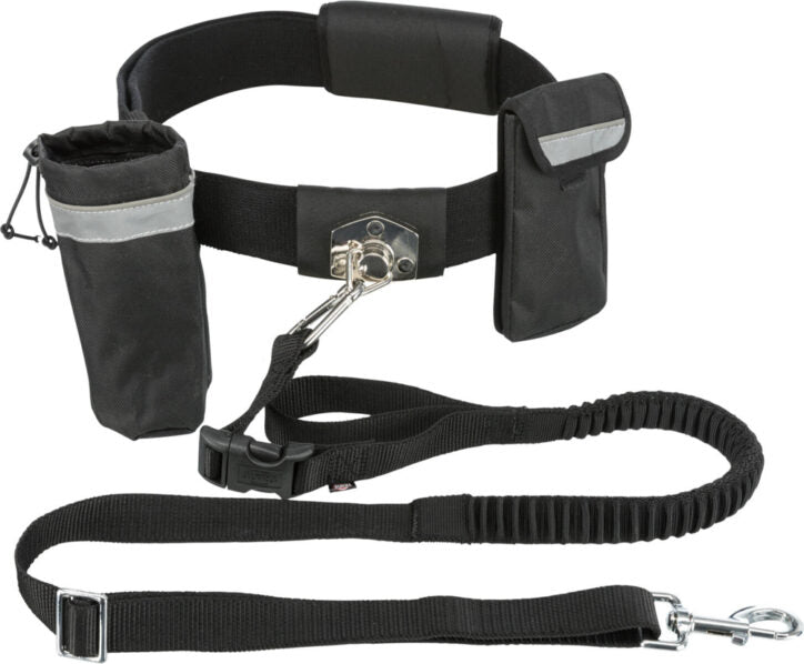 Trixie Ceinture ventrale avec laisse bungee et poches – 1 à 1.35 M