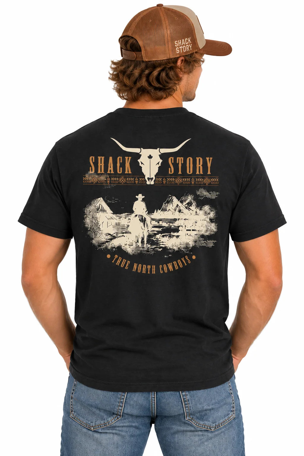 Shack Story Northern Heritage| T-shirt noir | Unisex