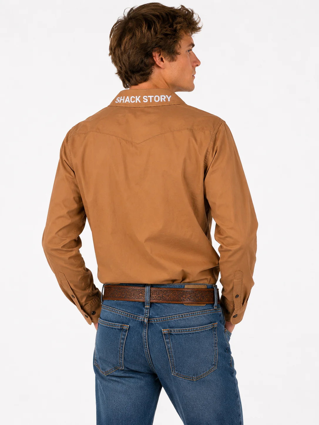 Shack Story Chemise boutonnée | Tabac léger | HOMME