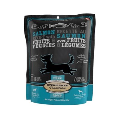 Ovenbaked tradition Gâteries Pour Chien, Sans Grains, Biscuits Saumon, Fruits Et Légumes 454gr