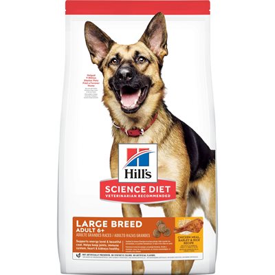 Hill's Science Diet Adulte 6+ Chien Grande Races Poulet Orge & Riz 33 LB