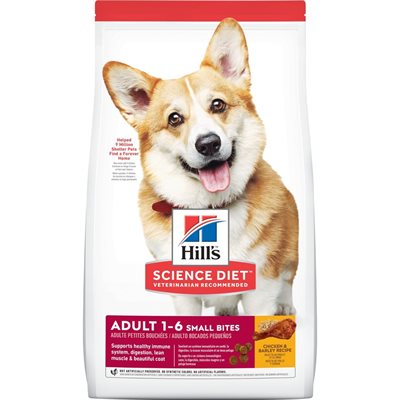 Hill's Science Diet Chien Adulte Petites Bouchées Poulet & Orge 5 LB