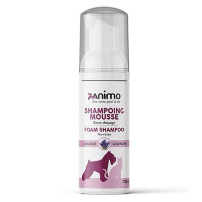 Zanimo Shampoing Mousse Sans Rincage Lavande 120Ml
