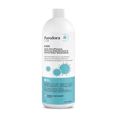 Purodora Lab Neutralisant D'Odeurs d'Animaux Et Désinfectant 1L