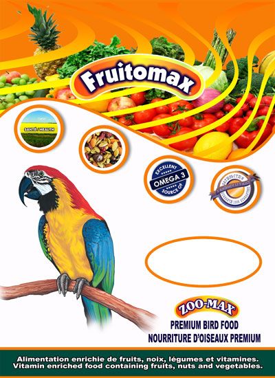 Zoomax Fruitomax Oiseaux Perroquet 1.5Kg