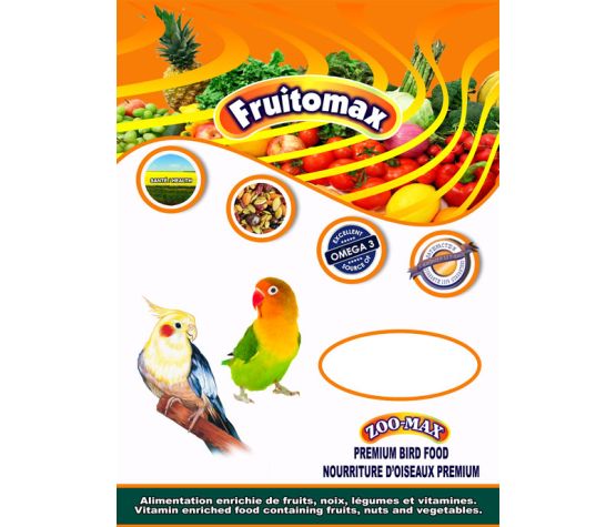 Zoomax Fruitomax Oiseaux Cockatiel