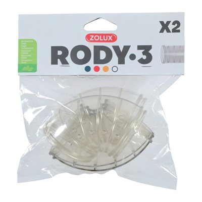 Tube coudé Rody 3, transparent