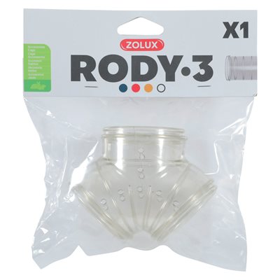 Tube en Y Rody 3, transparent