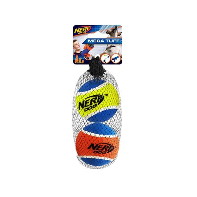 Balles résistantes Nerf Dog, moyennes, 6,4 cm (2,5 po), paquet de 2