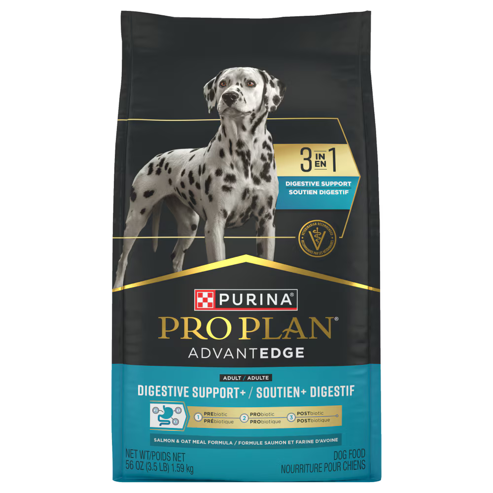 Pro Plan® AdvantEDGE Soutien digestif + Formule saumon et avoine pour chiens adultes 1.59kg