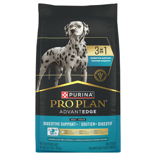 Pro Plan® AdvantEDGE Soutien digestif + Formule saumon et avoine pour chiens adultes 1.59kg