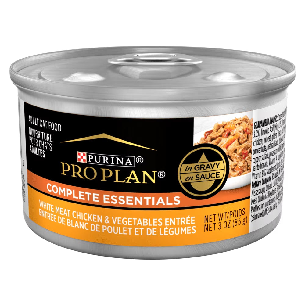 ProPlan Conserve pour chat Entrée de Blanc de Poulet et de Légumes en Sauce 85g