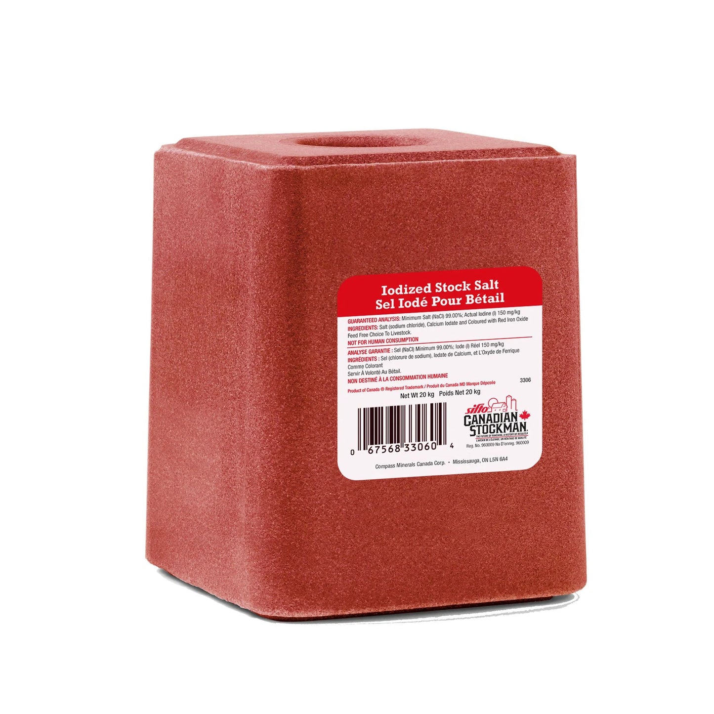 Bloc De Sel Rouge 20Kg