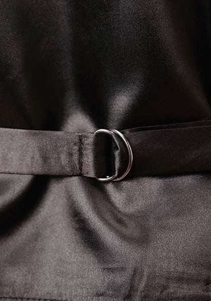 GILET EN DAIM POUR HOMMES BASIQUE AVEC ATTACHE À BOUCLE
