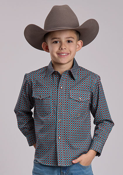 Roper Chemise Pour garçon - Collection Amarillo