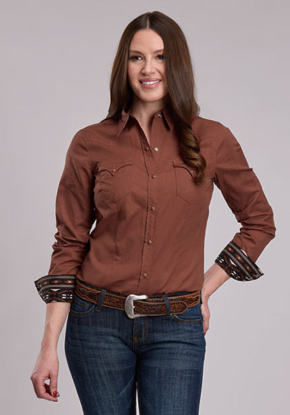 Chemise à manches longues femme