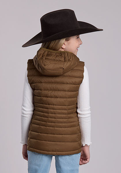 Roper Gilet Sans Manche léger en nylon parachute pour fille