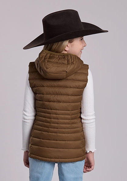 Roper Gilet Sans Manche léger en nylon parachute pour fille