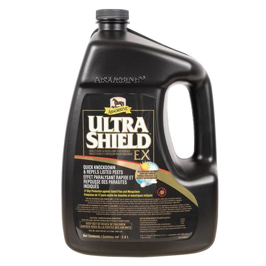 Absorbine® UltraShield – Insectifuge Avancé Prêt à l’Emploi pour Chevaux et Poneys (3,8 L)