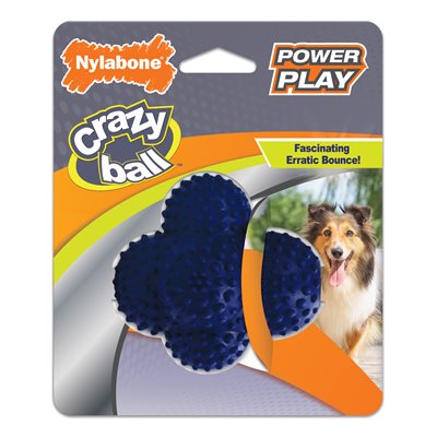 Nylabone Jouet Power Play Balle Rebondissante Crazy Ball Grande