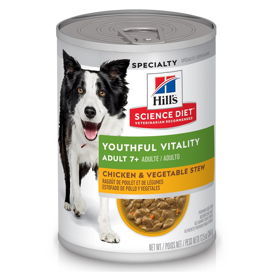 Hill's Science Diet Sénior 7+ Vitalité Chien Poulet 12.5 oz