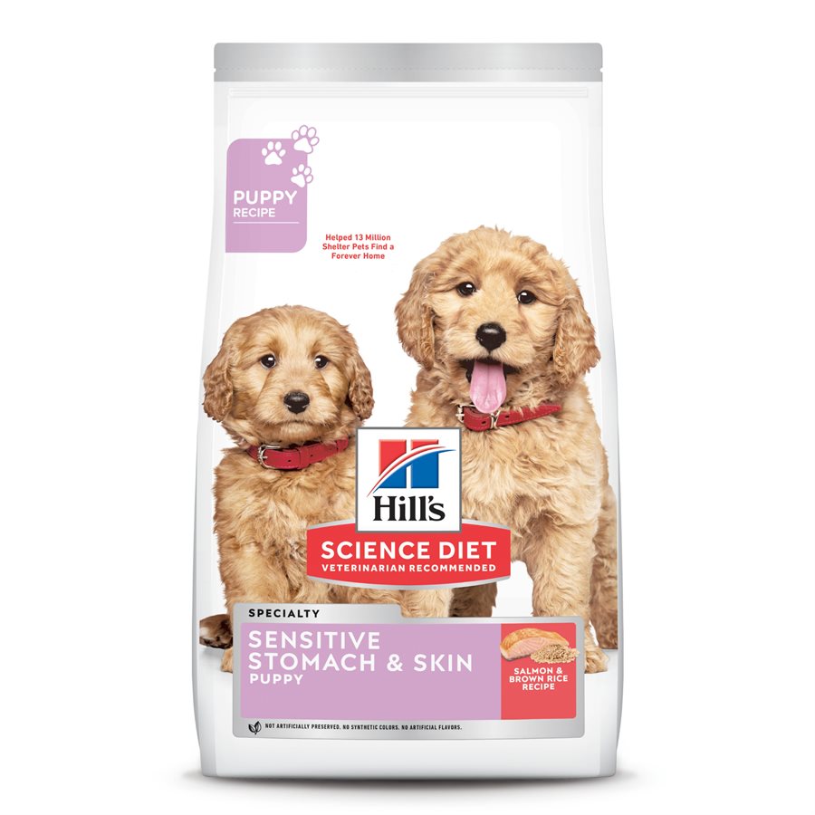 Hill's Science Diet Estomac & Peau Sensible Chiot Saumon & Riz 4 LB