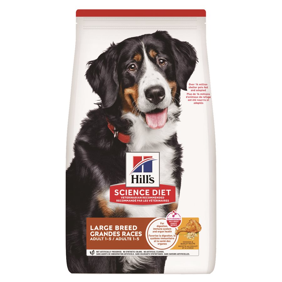 Hill's Science Diet Chien Adulte Grande Races Poulet & Orge 35 LB