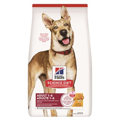 Hill's Science Diet Chien Adulte Poulet & Orge 35 LB