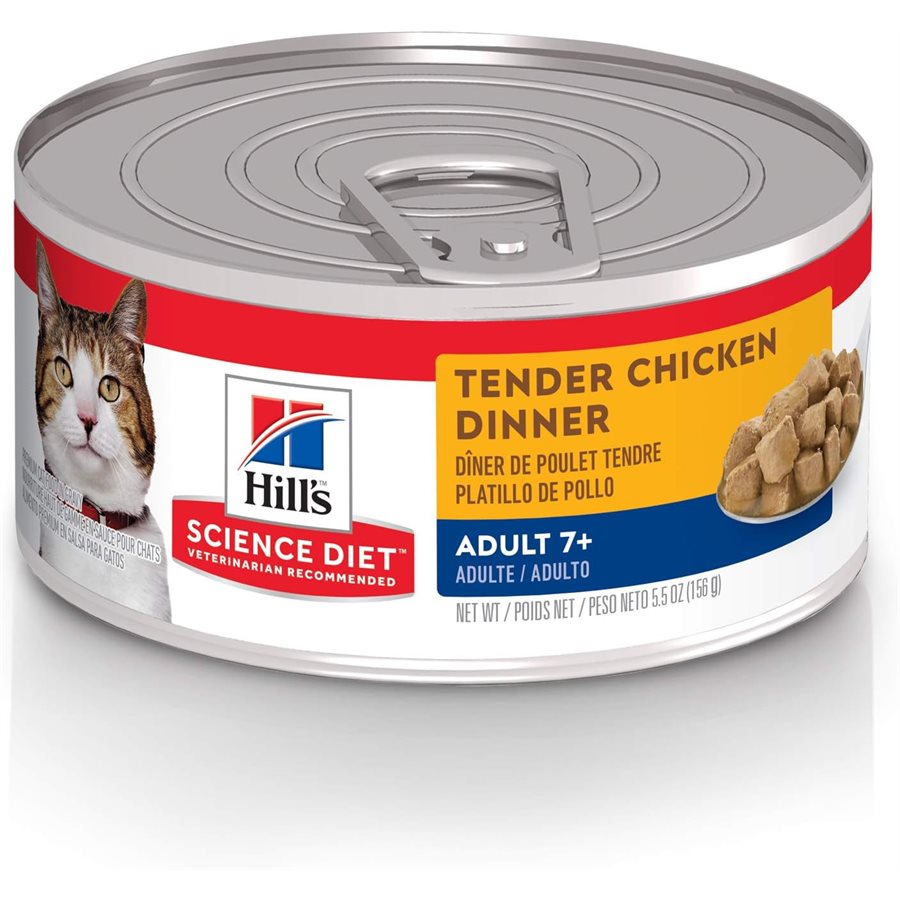 Hill's Science Diet Sénior 7+ Chat Dîner de Poulet Tendre 5.5 oz