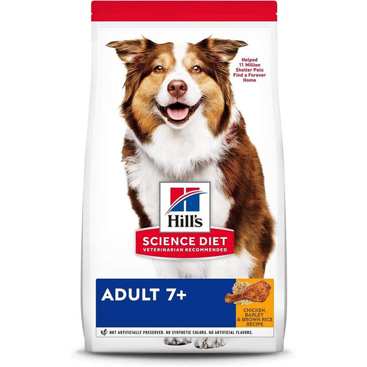 Hill's Science Diet Sénior 7+ Chien Poulet Orge & Riz 33 LB