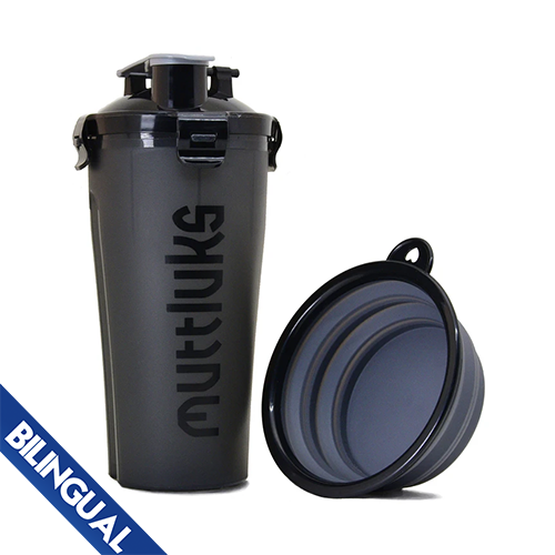 Muttluks 2 In 1 Bottle Grey