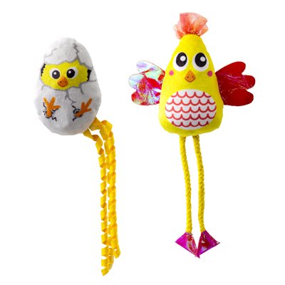 KONG pour Chats Scrattles Poulet Paquet de 2