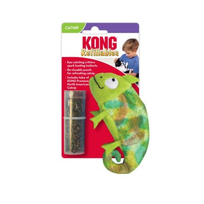 KONG pour Chats Jouet Rechargable Caméléon