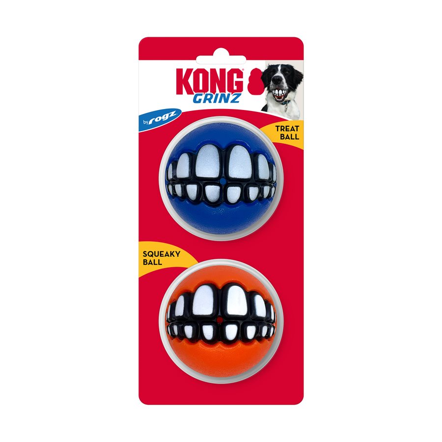 KONG Grandes Balles « Grinz » Assorties par Rogz 2 MCX