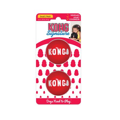 KONG Balles « Signature » Petites Paquet de 2