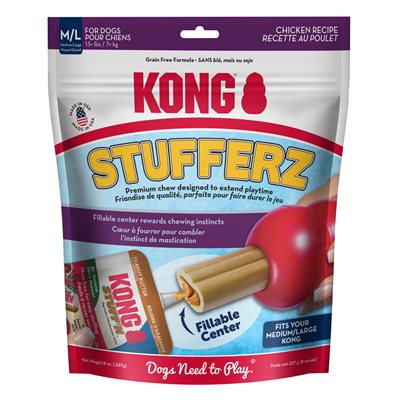 KONG Gâteries « Stufferz » Poulet Moyen / Grand