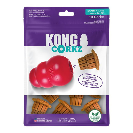 KONG « Corkz » Bonde Gâterie pour Jouets 8oz