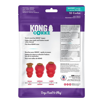 KONG « Corkz » Bonde Gâterie pour Jouets 8oz