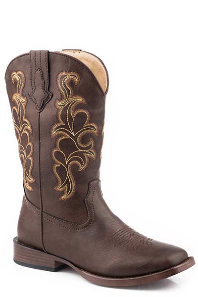 Roper, Botte en simili cuir brun