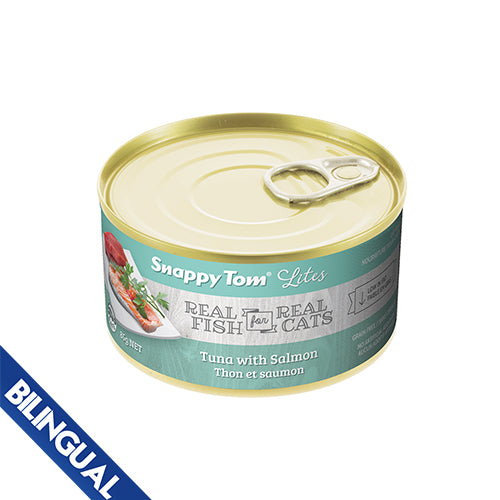 Snappy Tom® Lites Nourriture humide pour chat Thon avec Saumon 85g