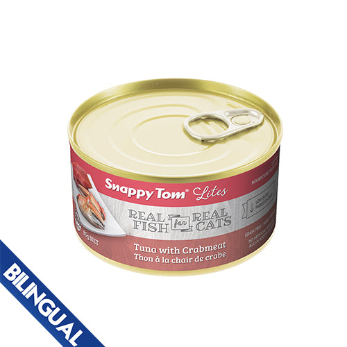 Snappy Tom® Lites nourriture humide pour chat Thon Avec Crabe 85g