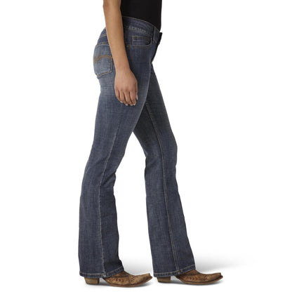 Wrangler Jean Taille Mi-haute Blue pour Femme