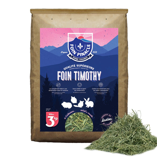 Pinacle Foin Thimothy pour Petits Animaux 3Kg