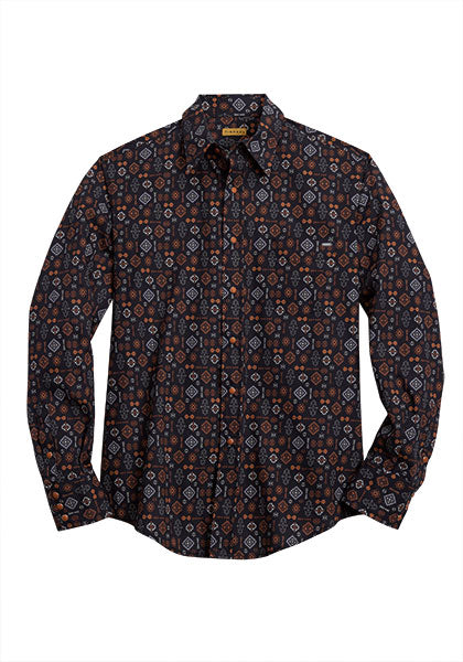 Chemise pour homme - IMPRESSION AZTÈQUE