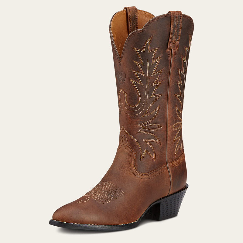 Ariat Botte Western Heritage R Toe brun vieilli Femme