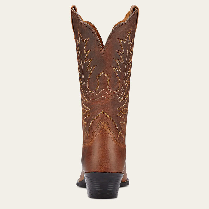 Ariat Botte Western Heritage R Toe brun vieilli Femme